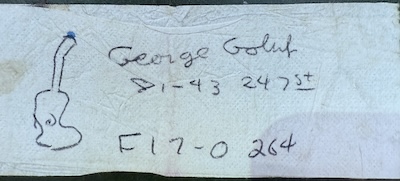 George Golub card