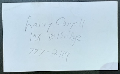 Larry Coryell card