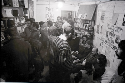 Pot Is Fun at the Peace Eye Books opening, 1965 Pot Is Fun at the Peace Eye Books opening, 1965